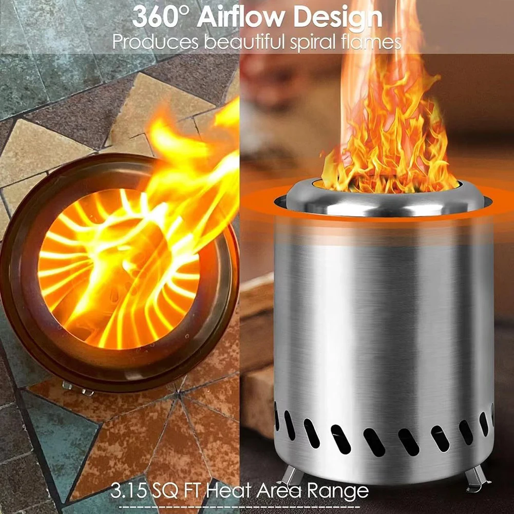 Smokeless Tabletop Mini Tabletop Firepit 4