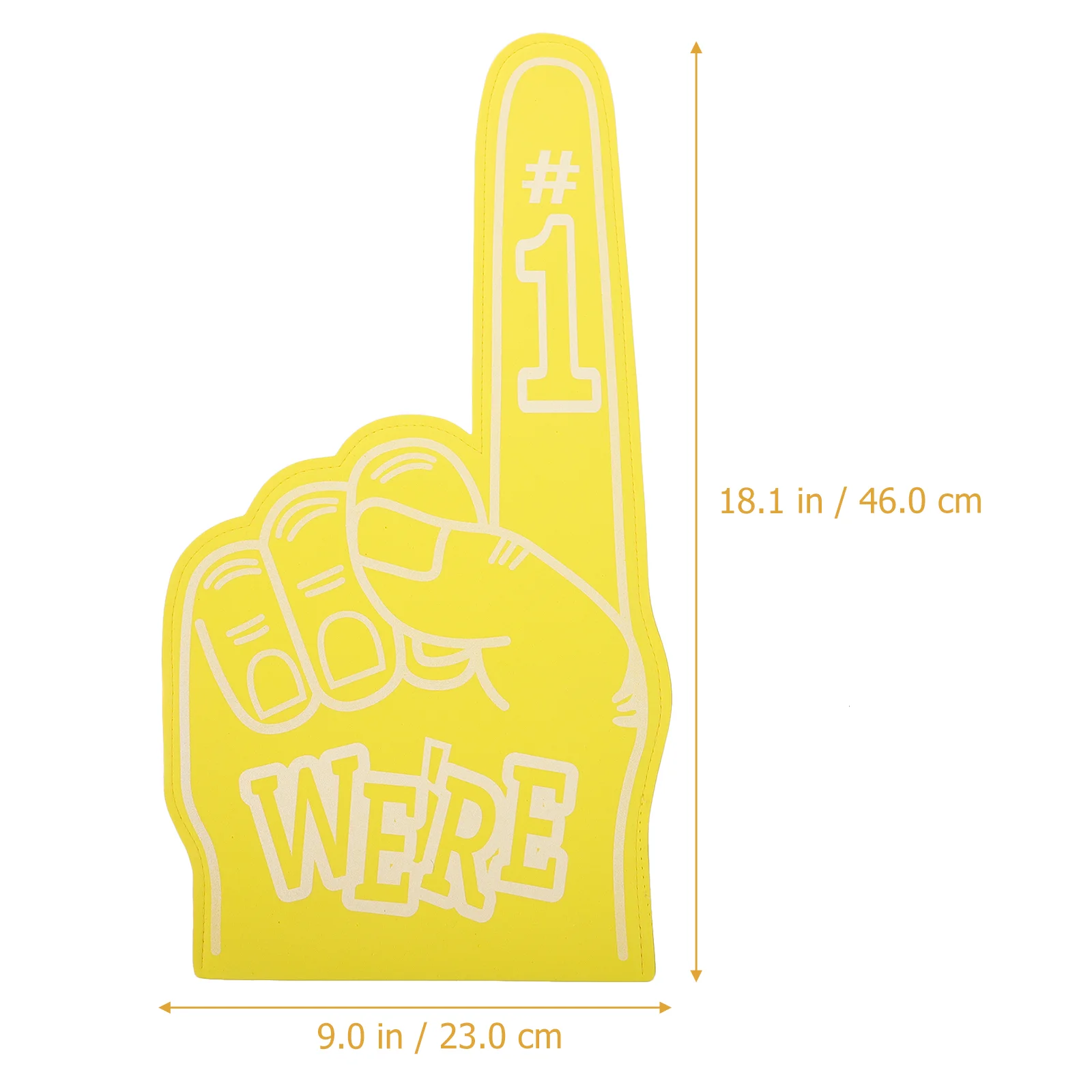 3 Pcs Foam Finger Pointer Cheerleading Props Sports Toys Kids Party Souvenirs Gifts EVA Hands Giant Fingers For