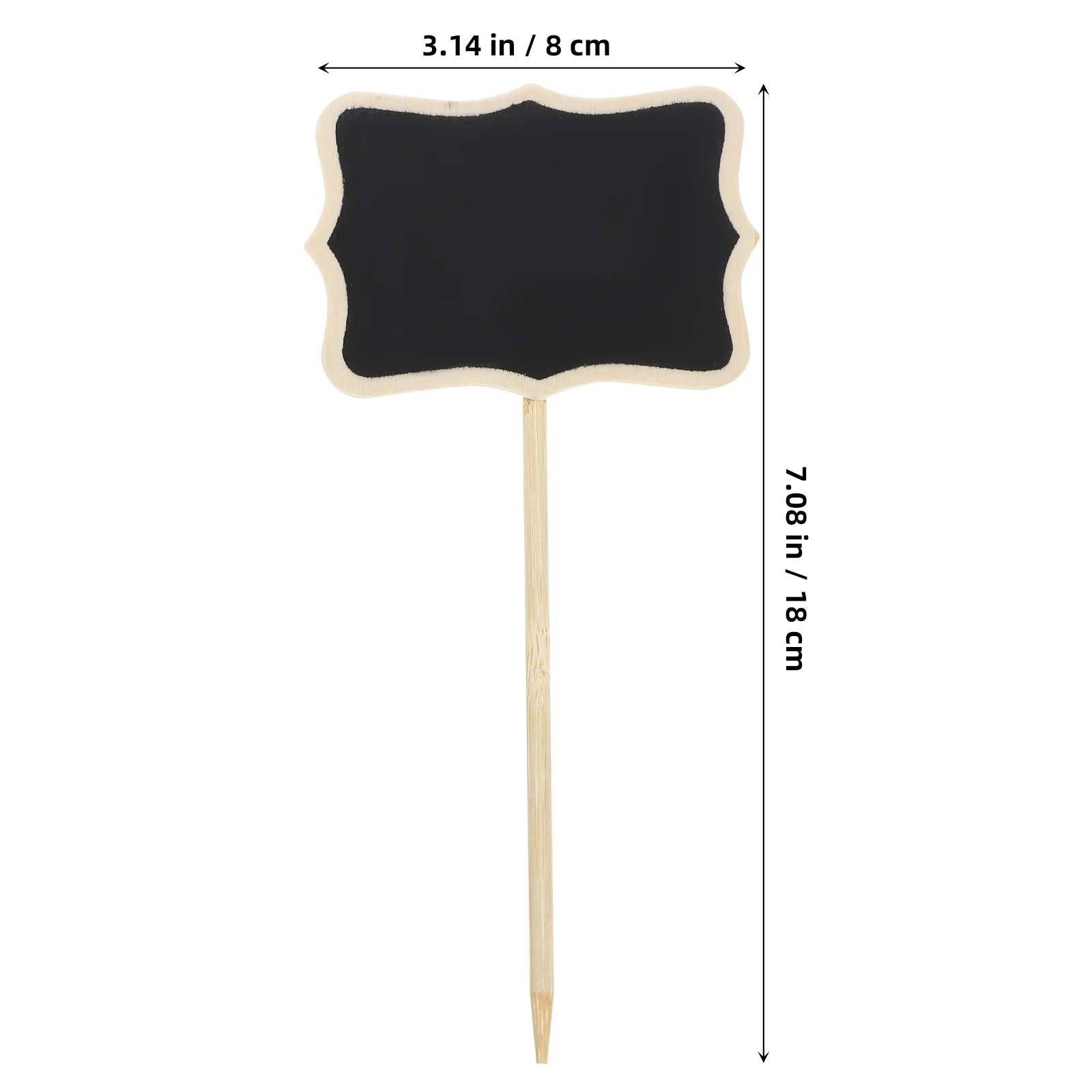 10Pcs Mini Wooden Chalkboard Wedding Blackboards Message Sign Food et Labels for Wedding Birthday Party Table Place Card NEW