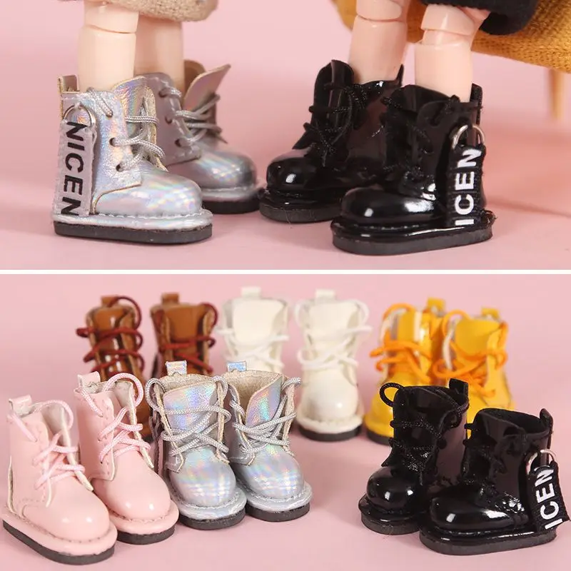 

OB11 Doll Shoes Accessories OB11 Doll Clothing Leather Boots Molly Doll Shoes Girl Head 1/1 2 Points BJD Doll Shoes Holala Shoes