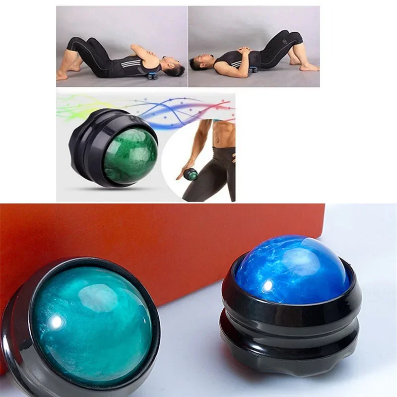 

Cold Massage Roller Ball Massager Body Therapy Foot Back Waist Hip Relaxer Stress Release Muscle Relaxation