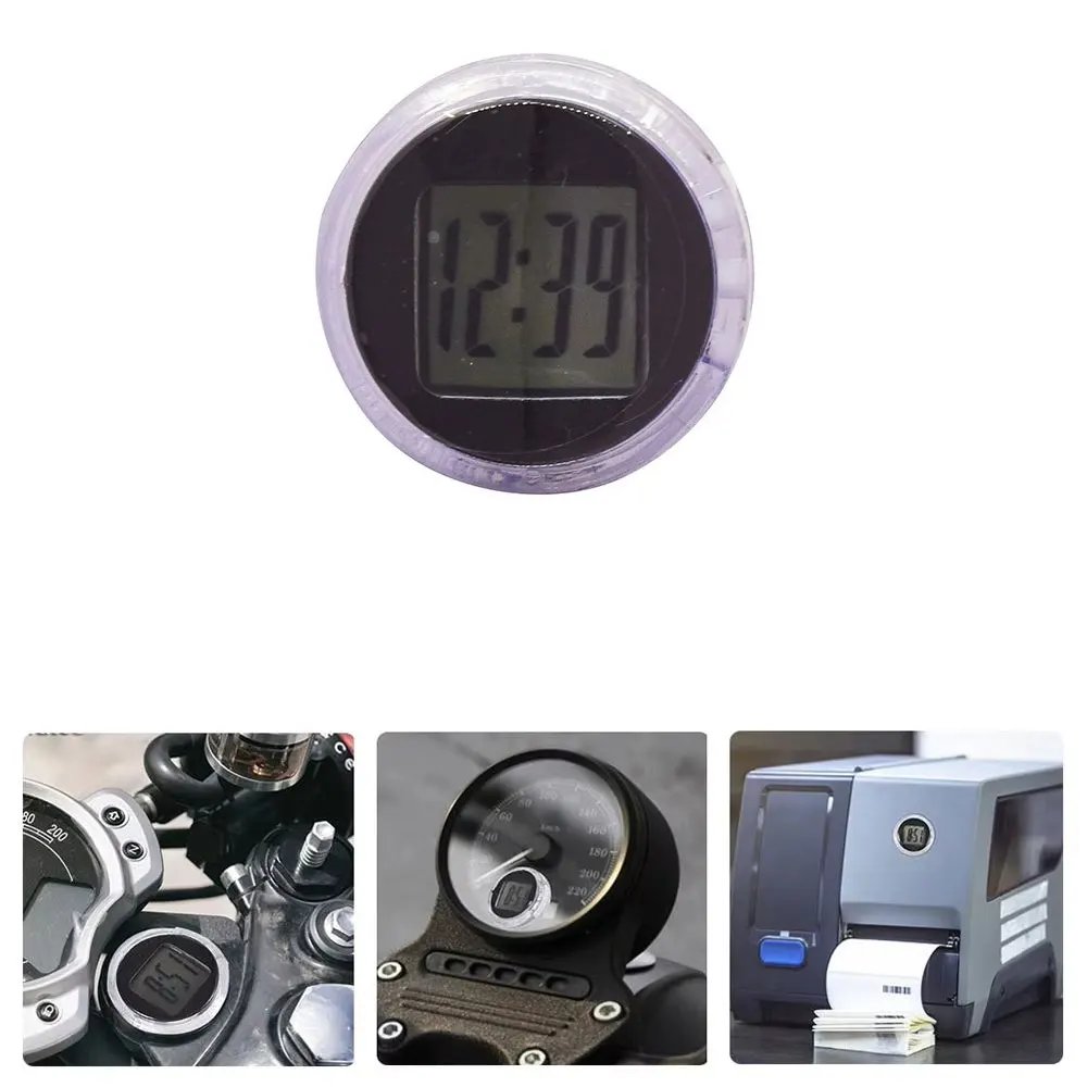 Universal Mini Motorcycle Handlebar Waterproof Digital Clock with Stopwatch