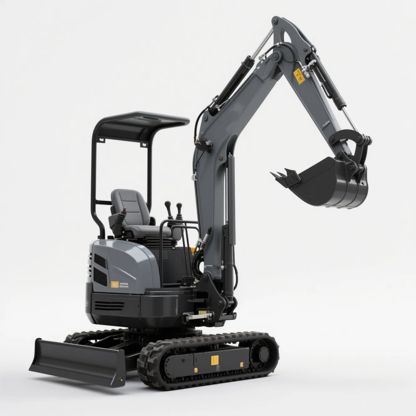 Maßgefertigter Kompakter 2T Mini-Bagger für Kleine Baustellen CE Euro 5 Hydraulischer Raupenbagger