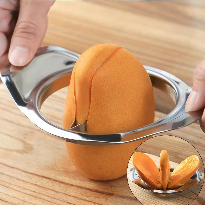 1PC Mango Cutter Fruit Splitter Tools Mango Knife Mango Corer Stainless