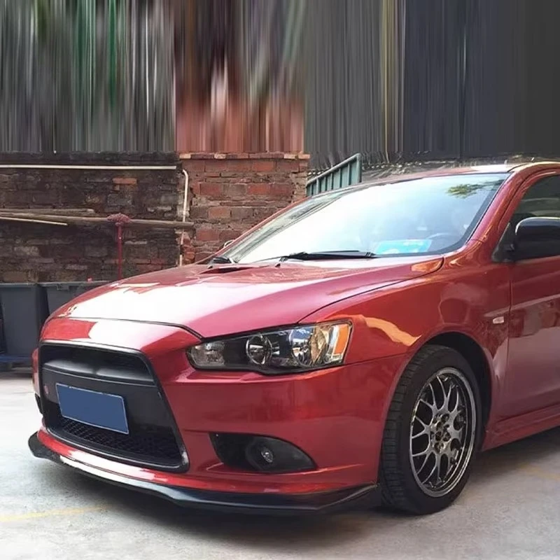 랜서 2009-2015용 자동차 액세서리 프론트 범퍼 립, 자동차 바디킷 프론트 범퍼 스포일러 립