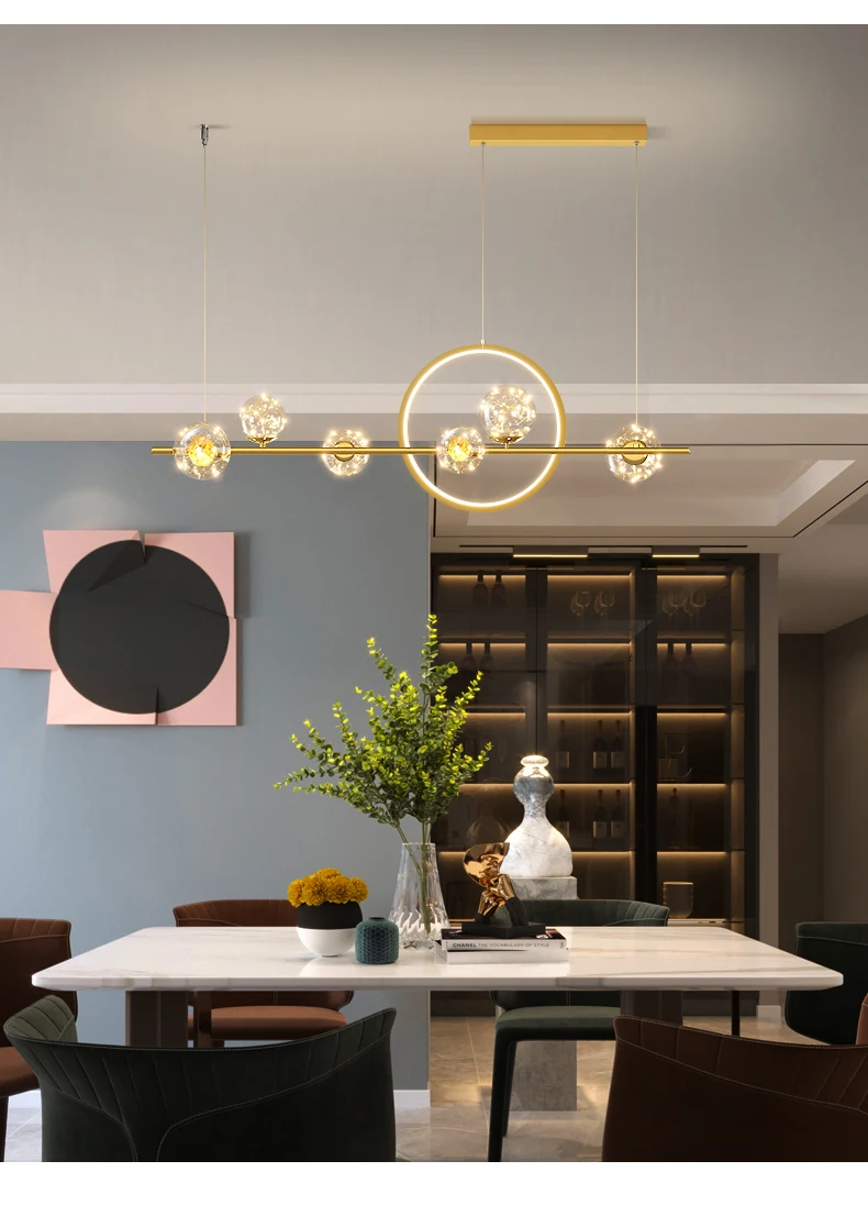 entryway chandelier 2022 Modern Black LED Chandeliers for Home Kitchen Dining Living Room Hanging Ceiling Pendant Lamps The Table Interior Lighting foyer light fixtures