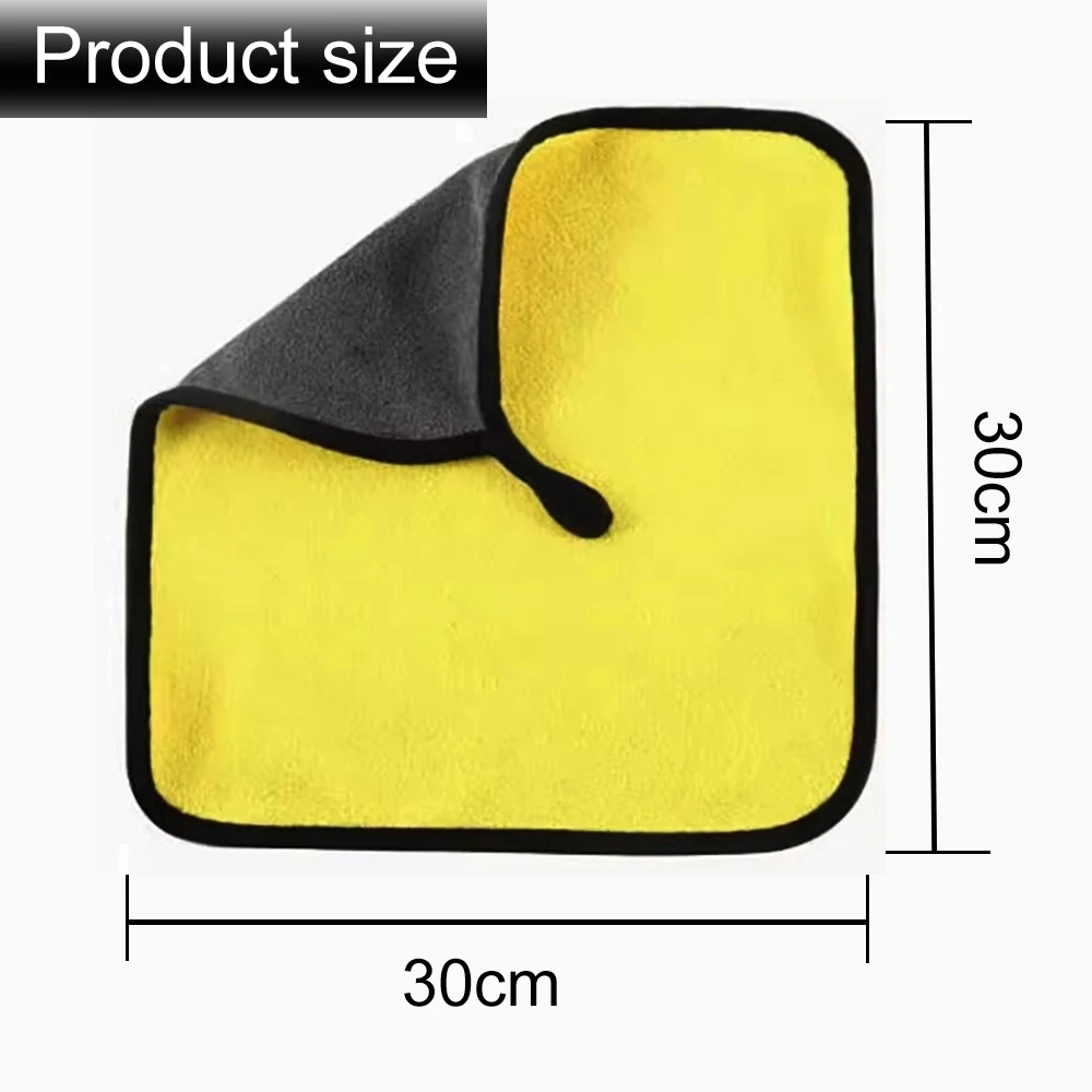 Microfiber Towel Car Cleaning Cloth Super Absorbent Wash Towel Car Detailing Cleaning Drying Care Accessories