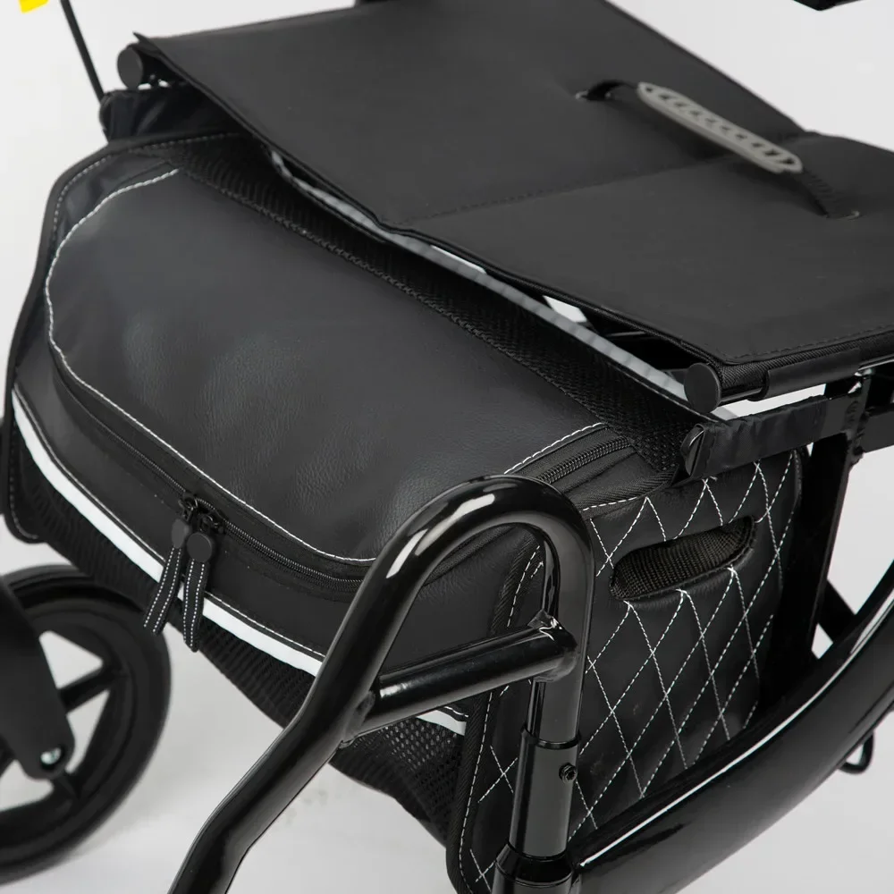 Electric Walker Foldable with Shopping Basket for Elderly Endurance 10-12KM 3