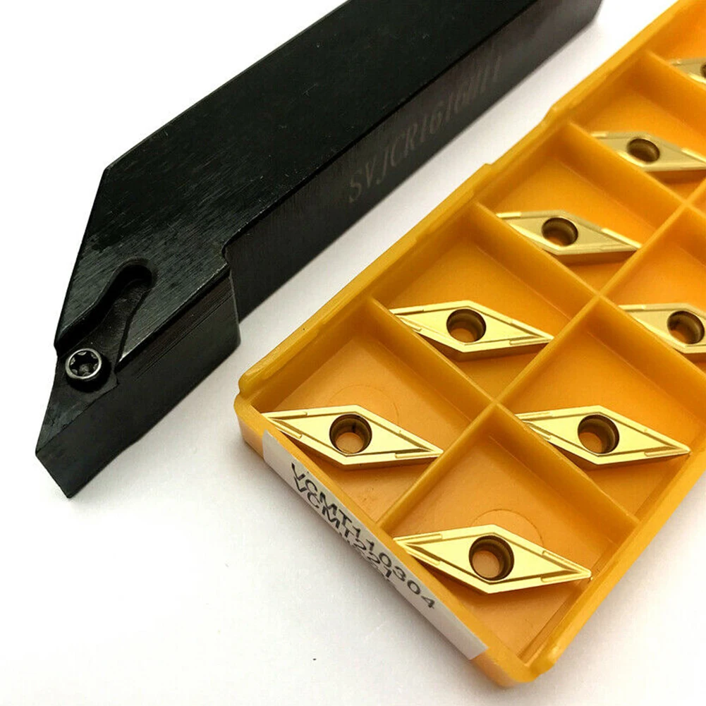 Ручной держатель для токарного инструмента VCMT160404 VCMT331, 10 шт., диаметр хвостовика 16 мм