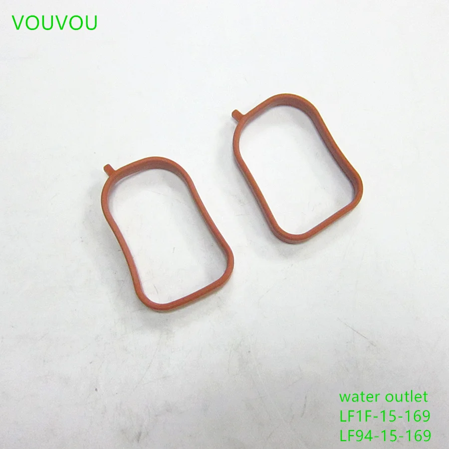 Cooling Water Outlet Gasket For Mazda 3 BK BL 2.0 Mazda 6 GG GH 8 CX7 Tribute 5 LF1F-15-169