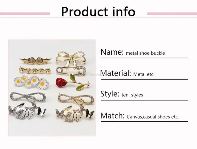 Charm Per Lacci Scarpe - Set 8 Pezzi Con Strass E Perle, Decorazioni Per Scarpe Ragazze E Donne - Foto 10