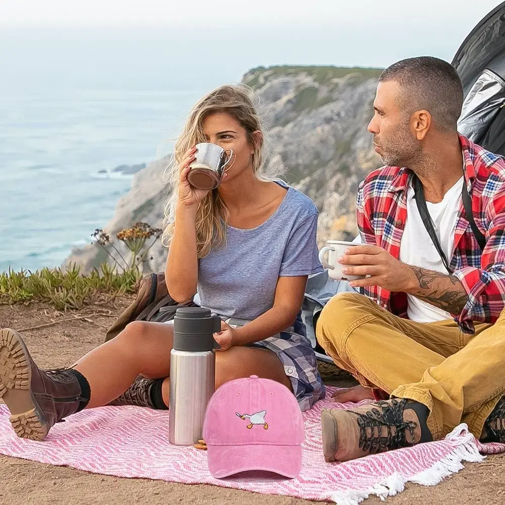 Cotton White Baseball Cap Adjustable Snapback Hat for Unisex