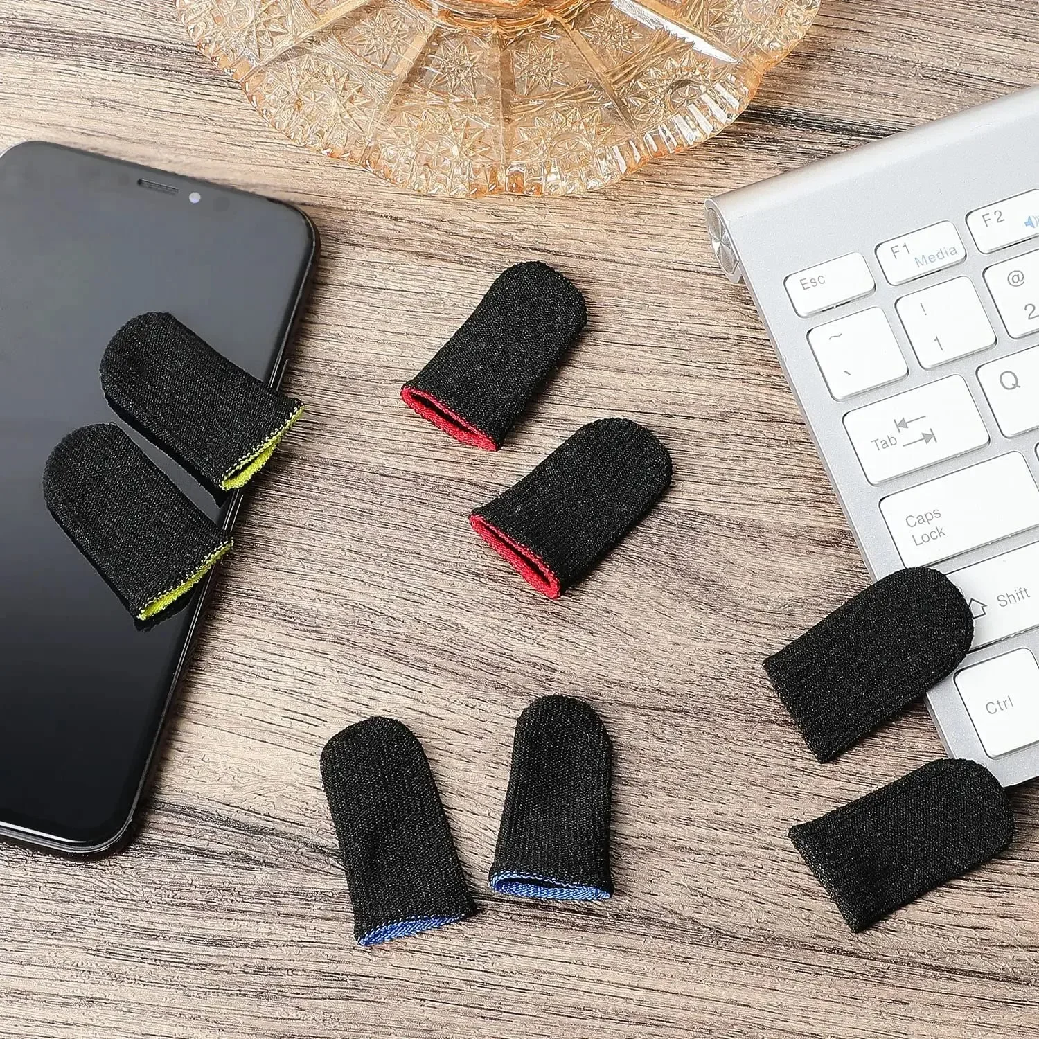 Game Finger Cover 20/40pcs Fingertips For Game PUBG Mobile Anti Slip Finger Glove Game Controller Finger Sleeve For Touch Screen Mobile Gaming