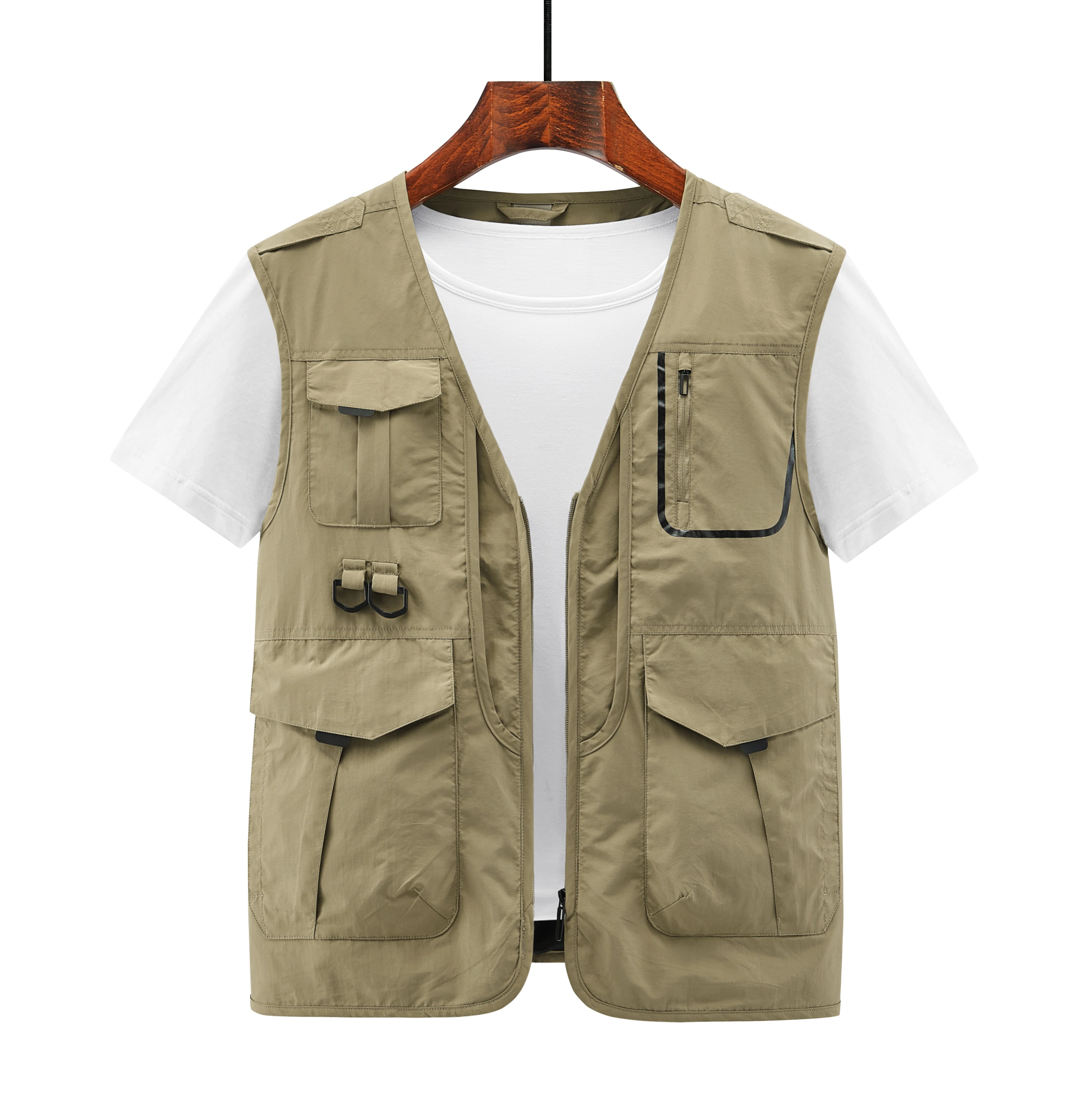 Description Picture 5 of itemSleeveless Jacket Fashion Fishing Vests For Men's Photography Casual Waistcoat 2024 Spring Autumn Outdoors Military Clothing