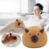 Cute Capybara Bath Sponge Ball Body Exfoliate Shower Puff Cartoon Animal Bubble Sponges Cleaning Brush Bathroom Accessories 3