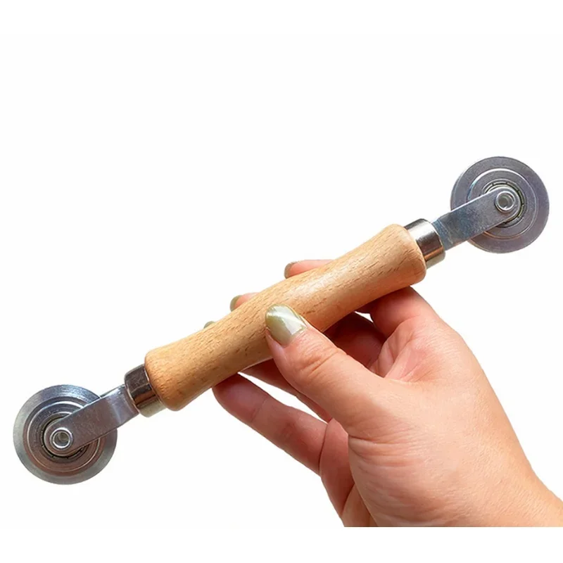 Handle and Wheels Rolling Tool for Double Window Installation House Screen Door