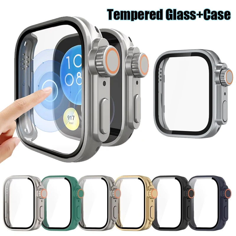 Ultra Tempered Glass Case for Smart Watch Screen Protection