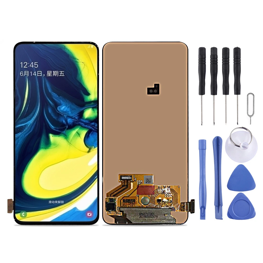 

Original Display for SAMSUNG Galaxy A80 A90 LCD A805F SM-A805F/DS AMOLED Display with Frame Touch Screen Digitizer Repair Parts