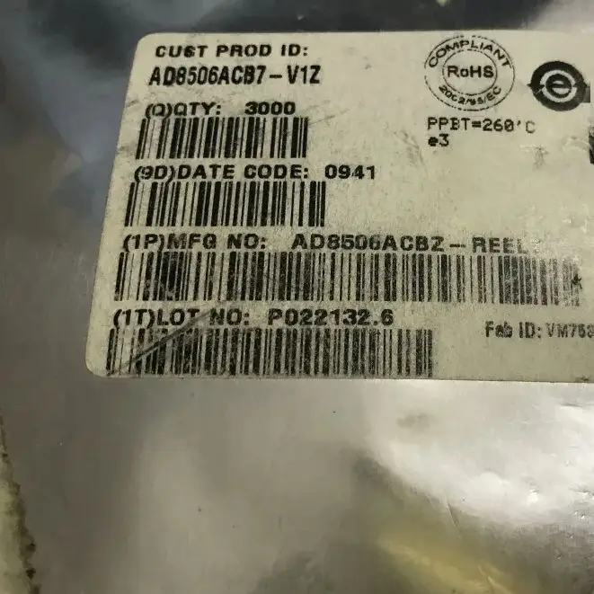

30PCS/LOT New Original AD8506ACB7-V1Z AD8506ACBZ-REEL7 AD8506ACB7 AD8506 code： A1X