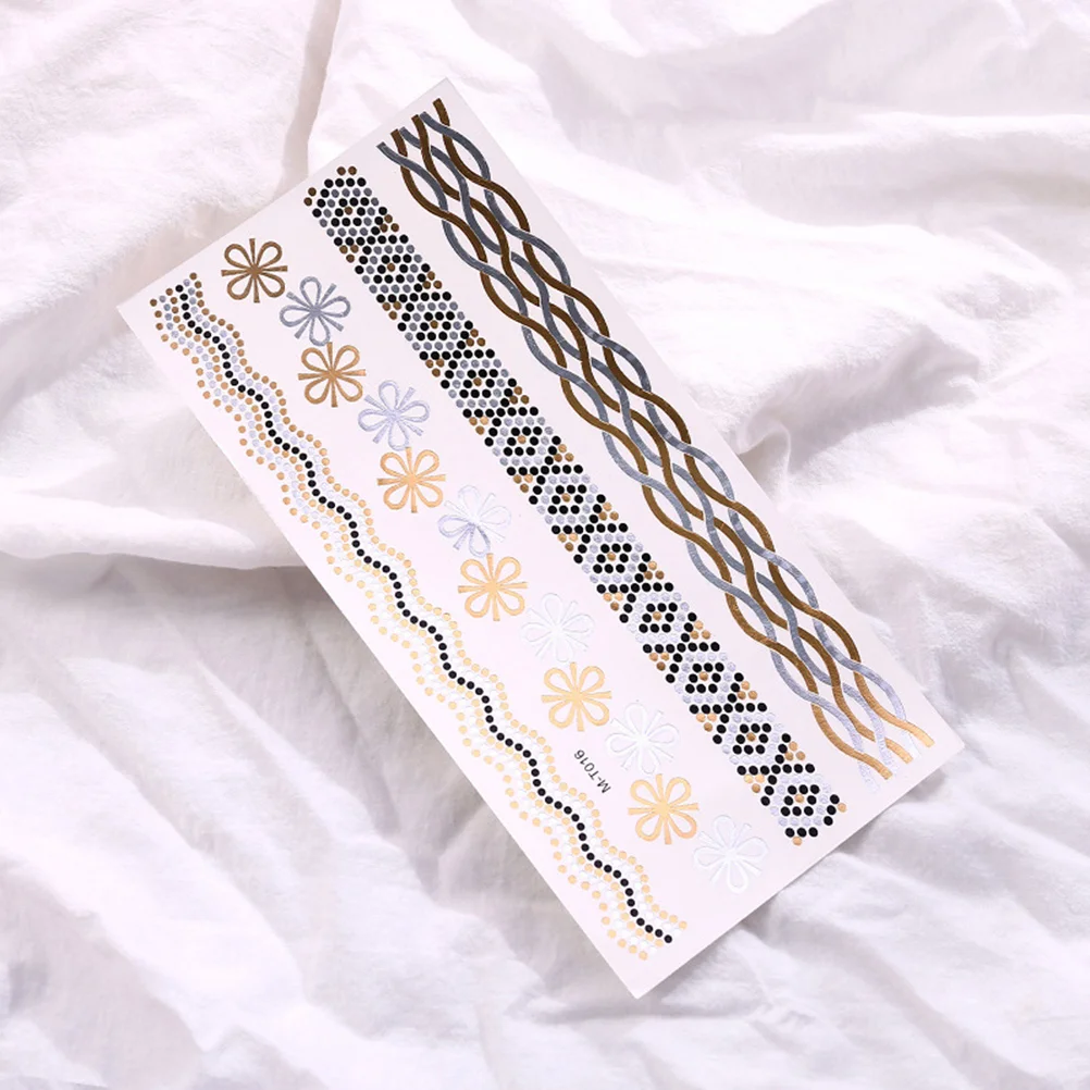

6 Pcs Accessories for Pool Body Sticker Stickers Waterproof Beach Temporary Decorative Tattoo Leg Tattoos