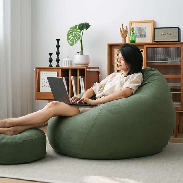 Comfortable Expanding Lazy Sofa Pouf Stuffing Living Room Bean Bag Cloud  Luxury Sillas Para Sala De Estar Sofa Set Furniture - AliExpress