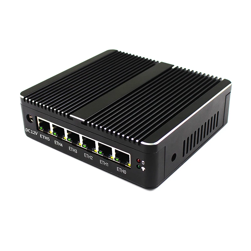 BKHD 2023 Pfsense Firewall Router Mini PC 6 LAN Intel Celeron 3867U 5205U J4125 1Gbps 2.5Gbps Ethernet Ports OPNsense OEM ODM