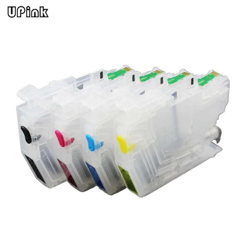 alphaink 4 cartucce compatibili con Brother LC-421 LC-421XL per stampanti Brother DCP-J1050DW J1140DW J1800DW MFC-J1010DW (Nero, Ciano, Magenta, Giallo