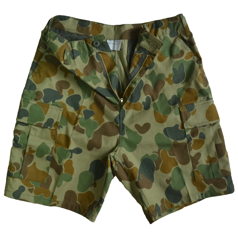 Sommer Herren Flecktarn Dschungel Wüste Tarnmuster Outdoor Jagd Taktische Shorts Kurze Hosen – Detail 12