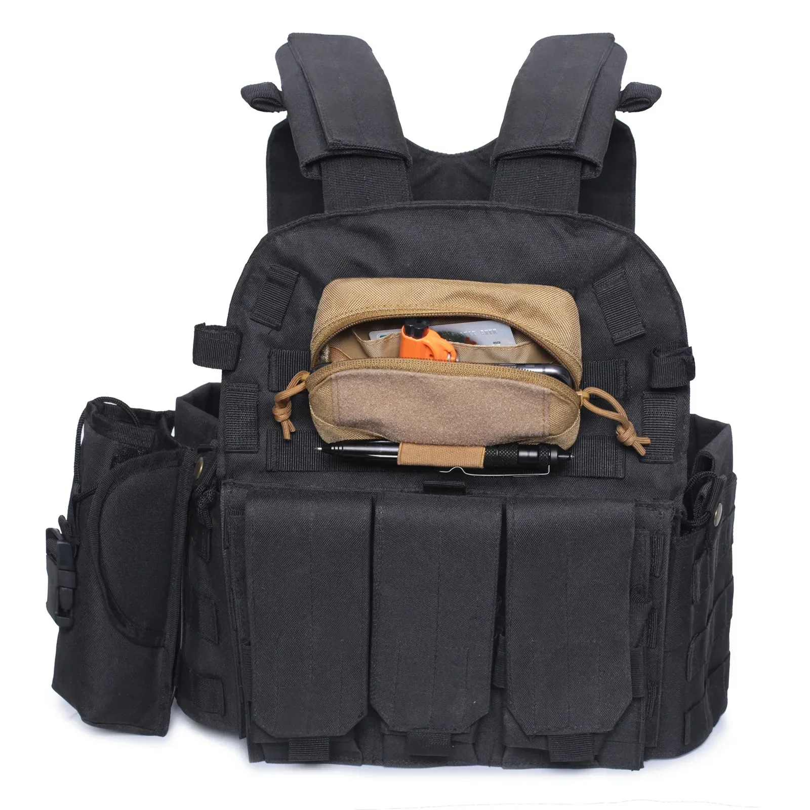 Small Molle Waist Bag EDC Tool Pouch Phone Holder Outdoor Sports Camping Hiking Hunting Accessories Bags Backpack Vest Pouches