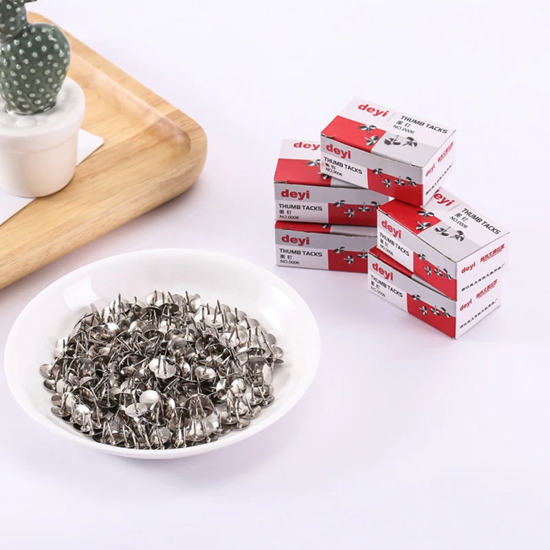 Push Pins 80/240pcs 10mm Metal Nickel Plated
