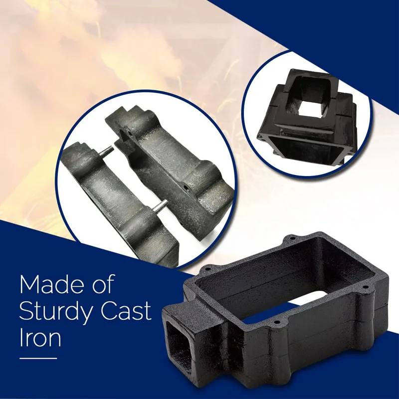 2-teilige Gusseisen Sandguss Form - Für Schmuck & Metallguss