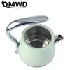 DMWD 1500W 220V Retro 304 Stainless Steel Electric Kettle 1.5L Portable Travel Water Boiler Coffee Pot 4