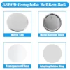 Button Maker Keychains Supplies,58mm/2.25 Inch Pin Making Kit for Button Maker Machine,Metal Button Badge SetsT99C 6