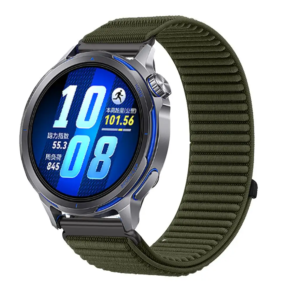 Sporty Nylon Loop Bracelet - 22mm Watch Strap Accessory