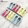 Custom Logo Lash Boxes Packaging Wholesale Empty Rectangle 5D Mink Lashes Cases Bulk 3D Fake Eyelashes Box Package Makeup Beauty 4