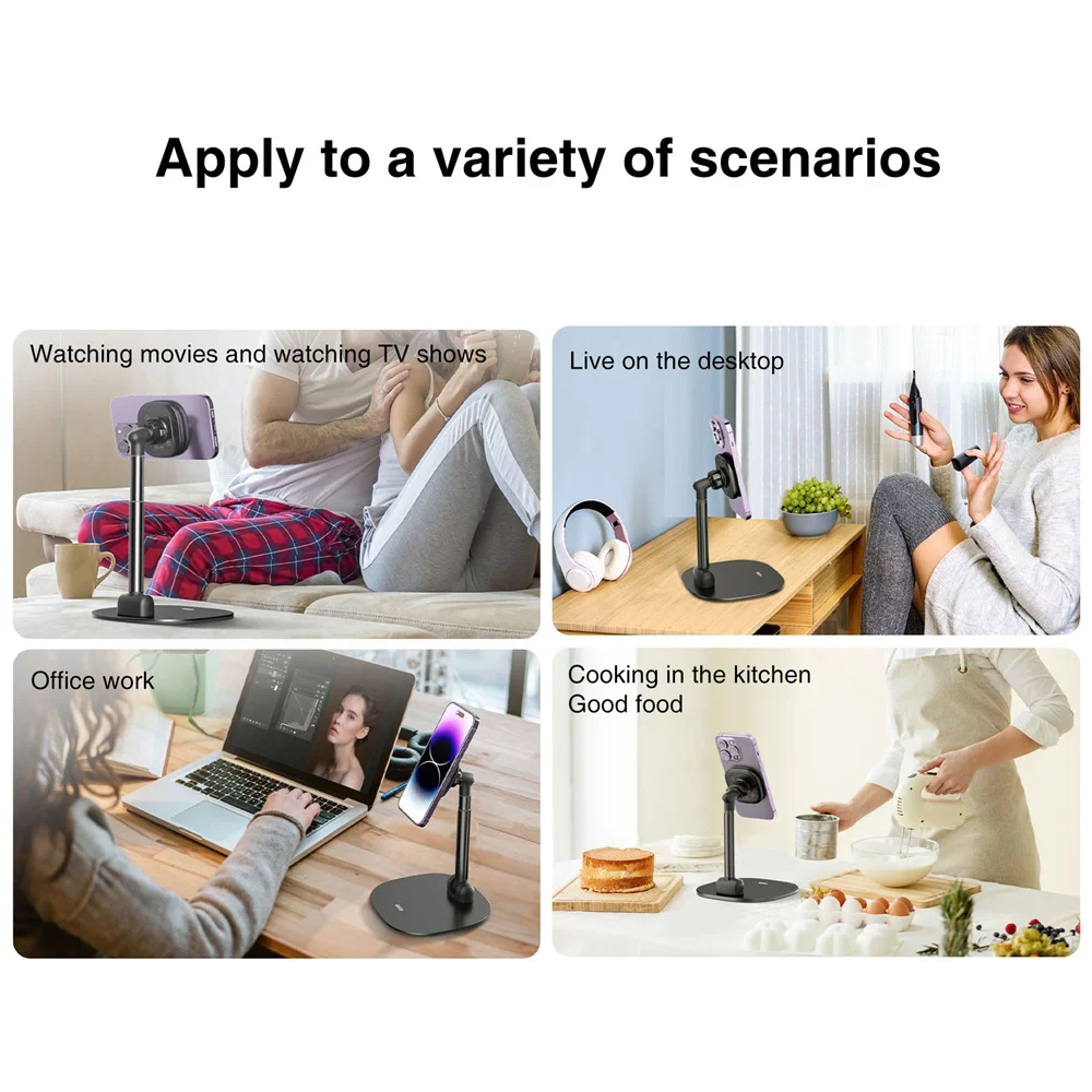 New for Magsafe Stand Holder Desktop Magnetic Phone Holder Stand Smartphone Bracket for Iphone 12 13 Mini Pro Max Phone Mount