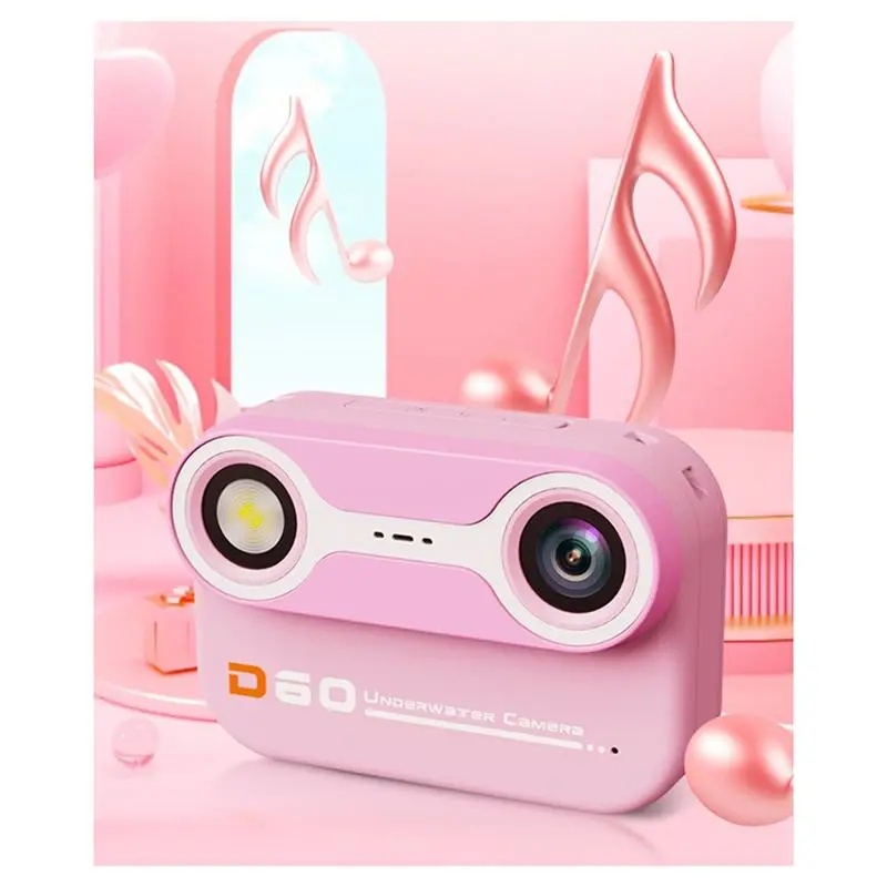 Caméra Action Étanche 3m 2.4" HD - Jaune - Batterie Lithium