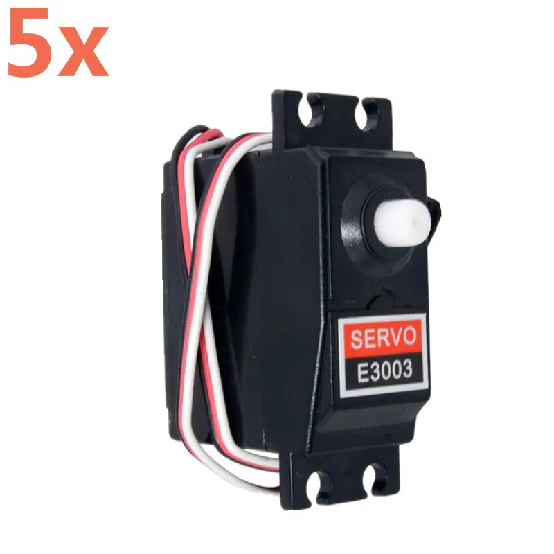 5 Pz Hsp 02073 Servomotore Elettronico 3Kg Coppia Elevata Impermeabile Per Nitro Rc Telecomando Auto Monster Truck Barca Aereo