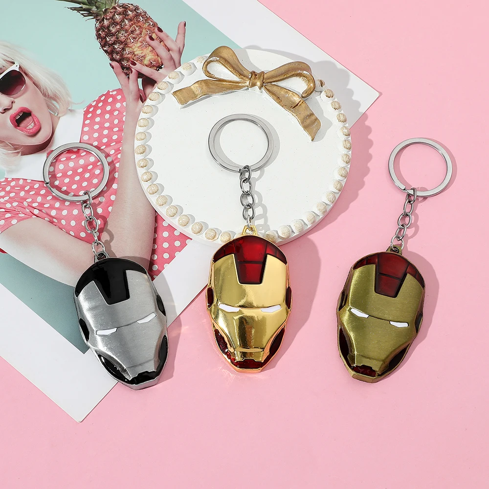 Iron Man Superhero Keychain - Stylish Accessory