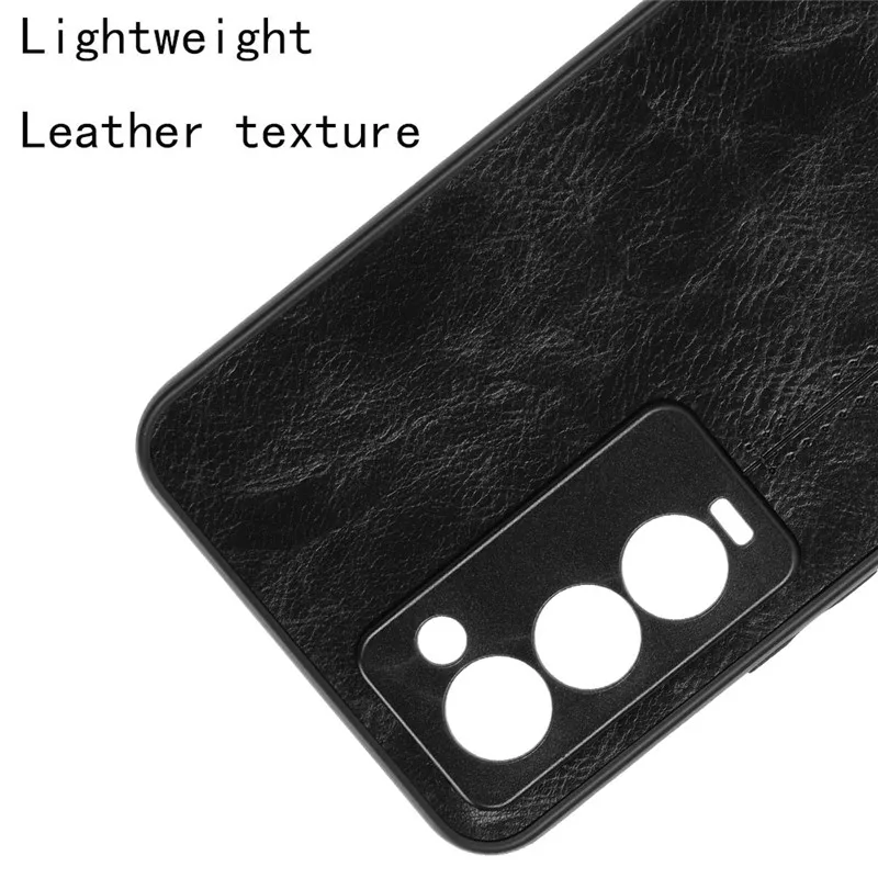 Luxury PU Leather Hard Back Cover - Shockproof Protective Skin for Tecno Camon 18 Premier