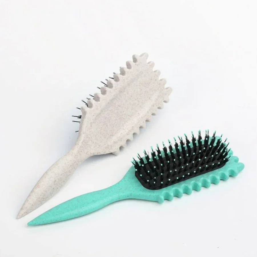 Safety airbag scalp massage airbag plastic anti-static practical care multi-purpose fashionable comb Special for real hair wigs travel hair comb