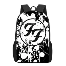 

Foo Fighters 3D Printing Children School Bags Kids Backpack For Girls Boys Student Book Bags Schoolbags Mochila Escolar