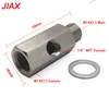 Oil Pressure Sensor Tee Adapter 1/8NPT 1/8BSPT M10 M14 M12 1.5 to 1/8 NPT Turbo Supply Feed Line Gauge 4
