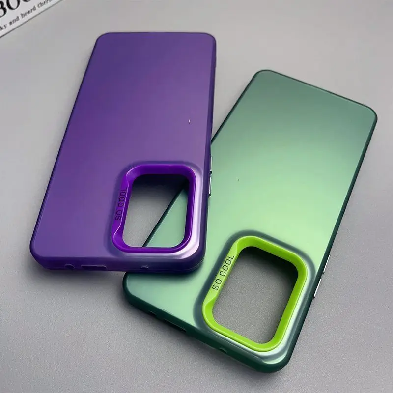 Luxury Metallic Aurora Skin Matte Cover