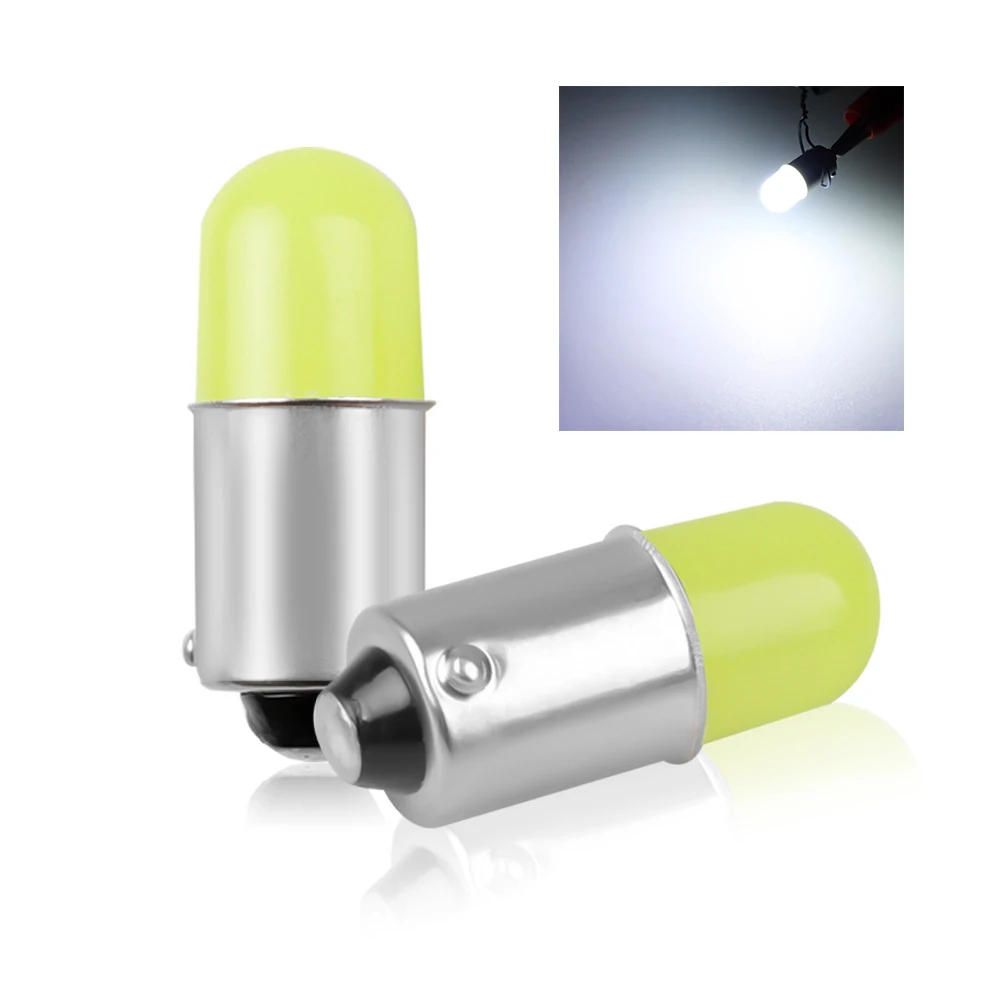 

2pcs T11 T4W BA9S H6W 1895 1SMD LED 12V Turn Signal Light Dashboard Bulb White Auto Car Styling Lighting Lamp