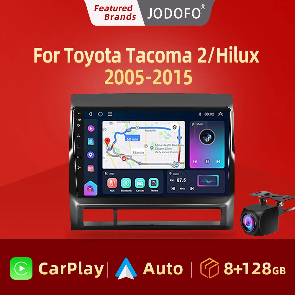 9 "Per Toyota Tacoma Hilux Usa 2005-2014 Android 12 Carplay Auto 4G Sim Wifi Dsp Rds Autoradio Stereo Lettore Multimediale Auto Gps