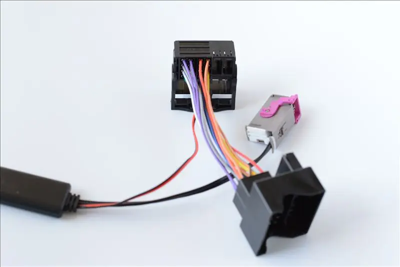 아우디 A3 A4 A6 A8 TT R8 RNS-E 호스트 AUX IN32 핀 블루투스 음악 1pcs