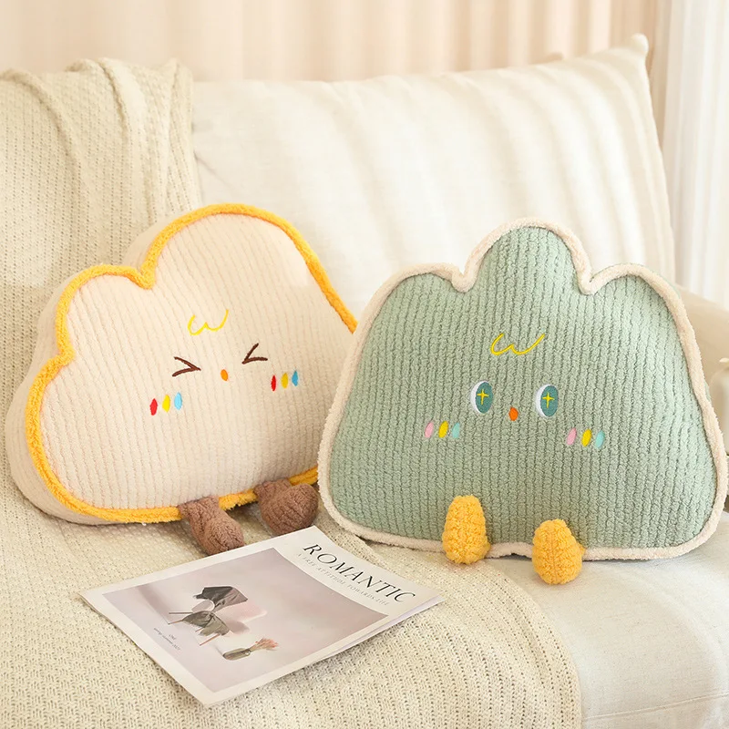 Cute Home Decoration Cartoon Plush Pillow Natural Series Plushies Pillow Cushions Moon Star Cloud Grass Soft Toy Kawii Gift 3
