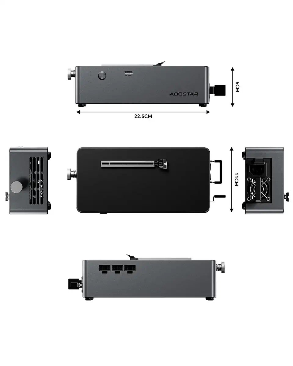 AOGSTAR AG02 OCuLink & USB4 eGPUドックドッキング Amazon.com: AOOSTAR AG02 EGPU Dock with 800W PSU, OCuLink+