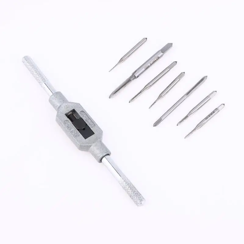 10개 미니 M1에서 M3.5까지 기계용 수동 탭 나사산 가공 탭, 너트 또는 기타 일반 나사산 가공용